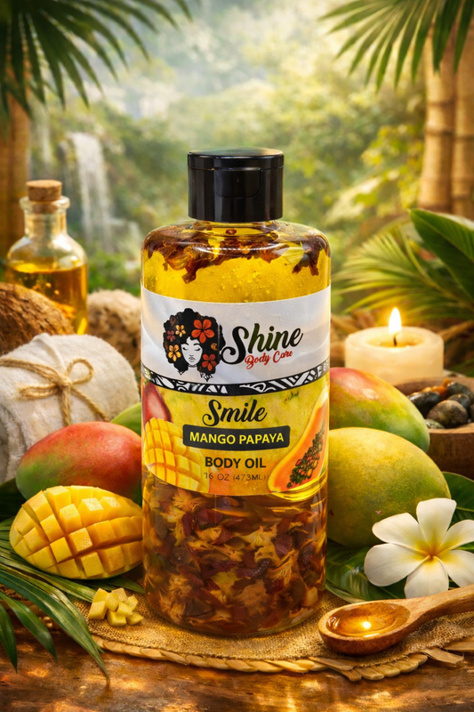 Smile Herbal Body Oil- Mango Papaya 8oz