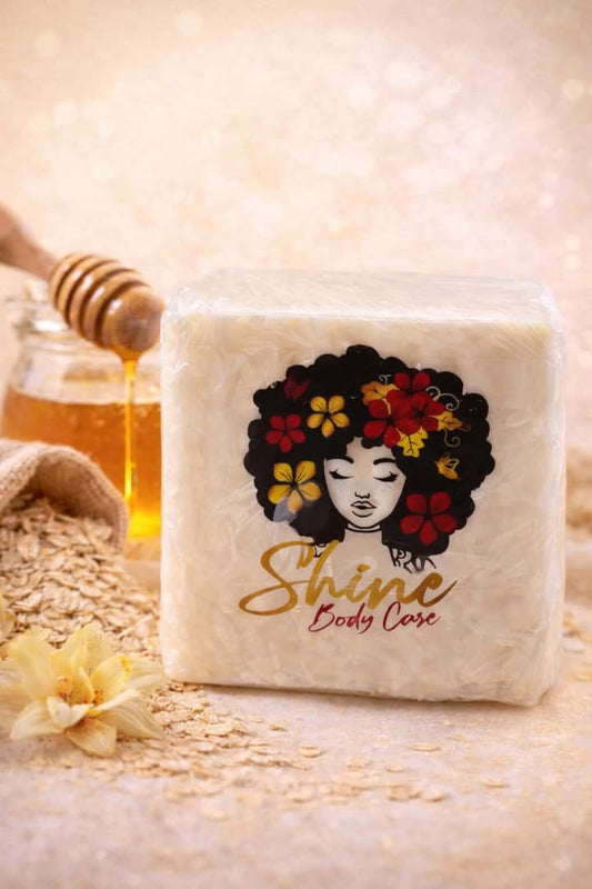 Shine Body Bar- Oatmeal & Honey Goat Milk Soap