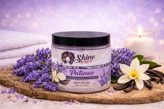 Patience  Body Polish- Lavender Vanilla Champagne 16 oz