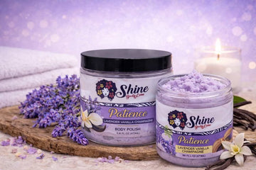 Patience  Body Polish- Lavender Vanilla Champagne 16 oz