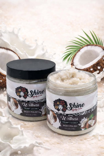 Wellness Body Polish- Creamy Coconut 16 oz